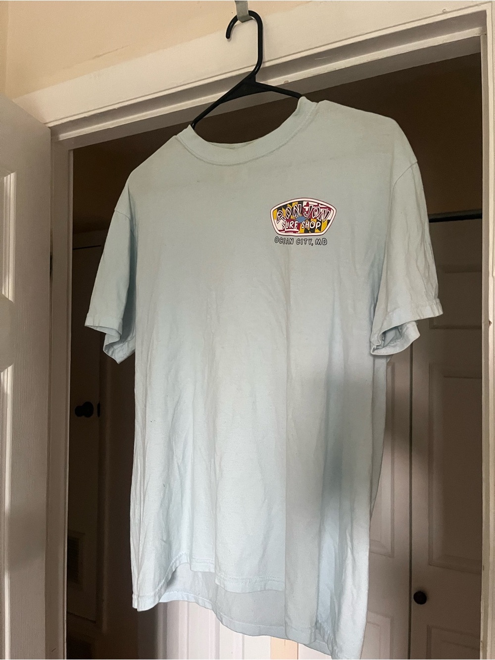 Ron Jon Light Blue Graphic Short-Sleeve Men's T-Shirt
